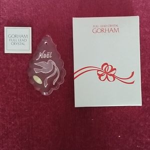 Gorham Full Lead Crystal Ornament